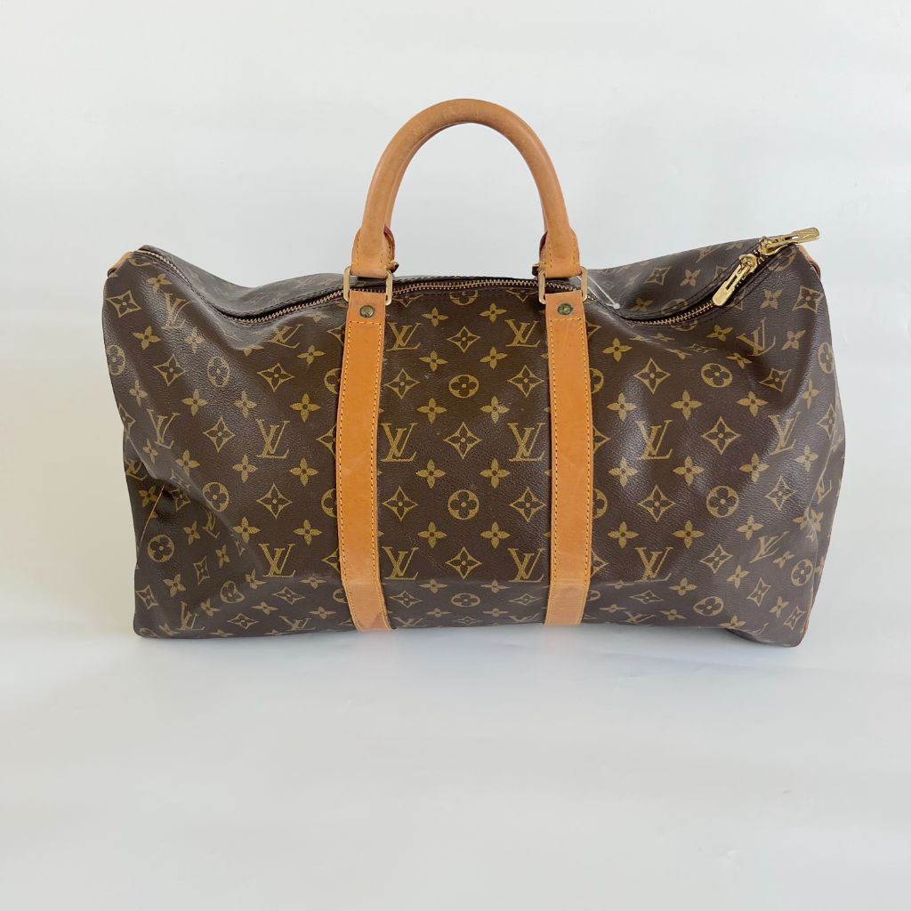 حقيبة سفر Keepall 50 بنقشة مونوغرام من لوي فيتون