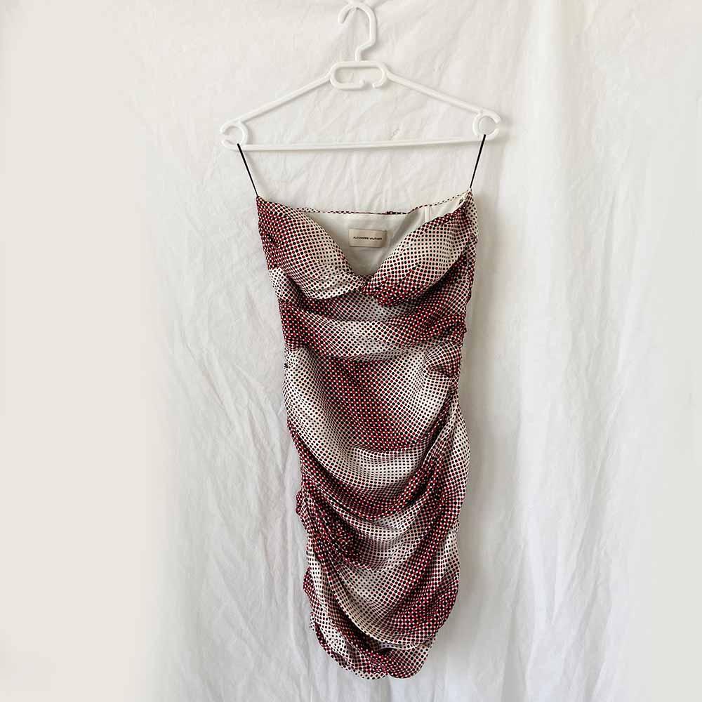 Alexandre Vauthier strapless polka dot dress - BOPF | Business of Preloved Fashion