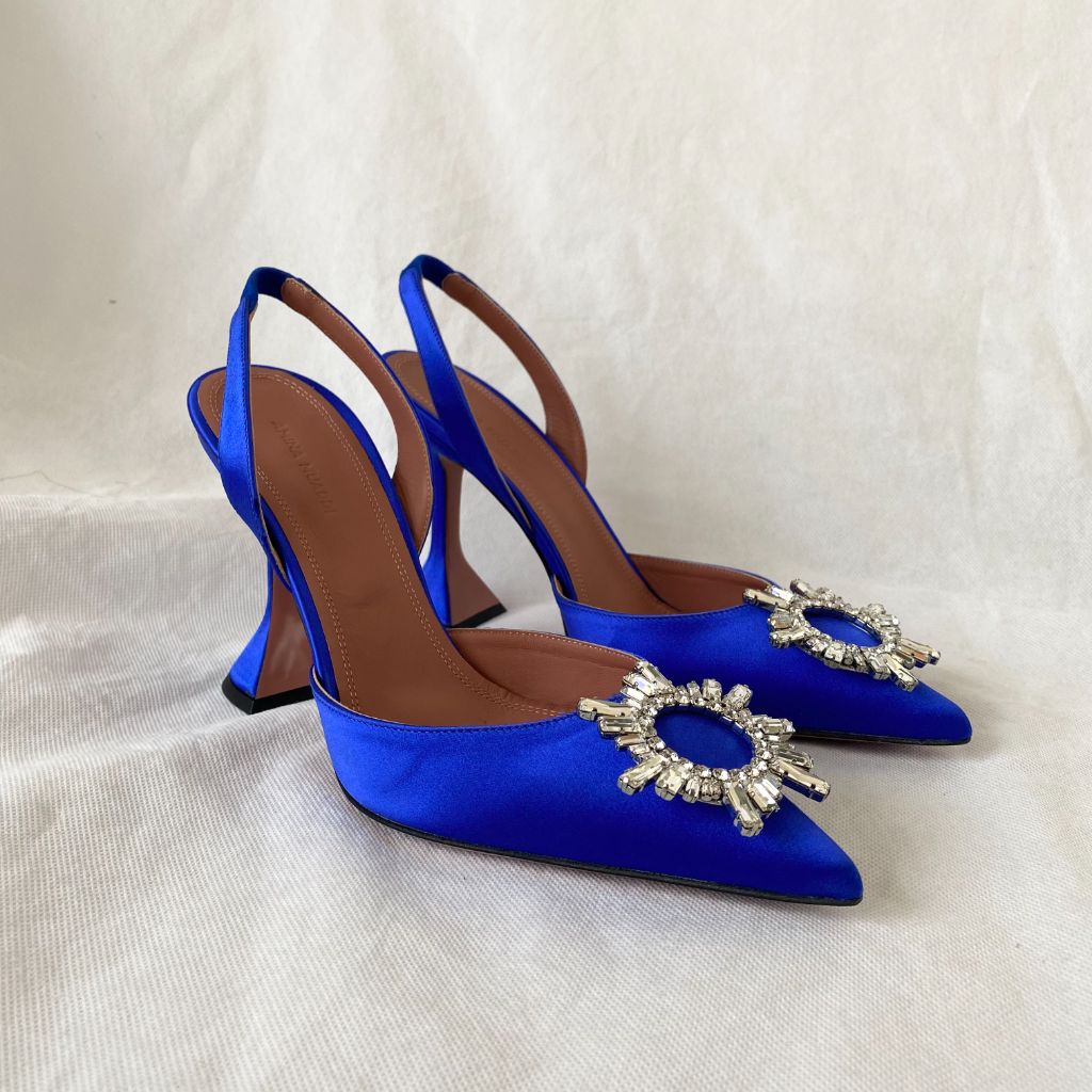 Amina Muaddi Begum slingback pumps, 40 - BOPF | Business of Preloved Fashion