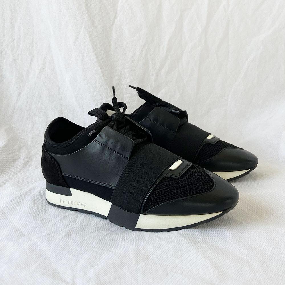 Balenciaga black Race Runner sneakers, 38 - BOPF | Business of Preloved Fashion