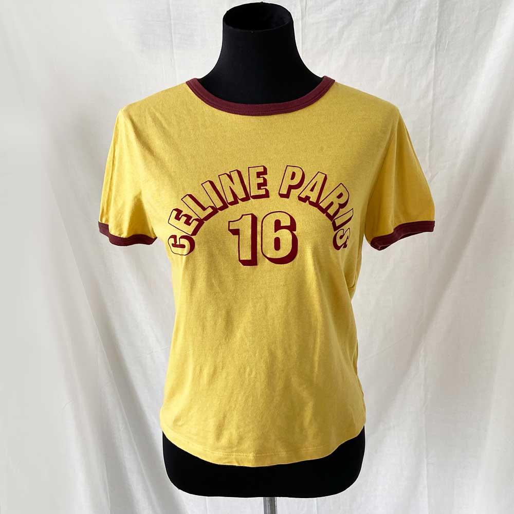 Celine Yellow Printed Top - BOPF | Business of Preloved Fashion