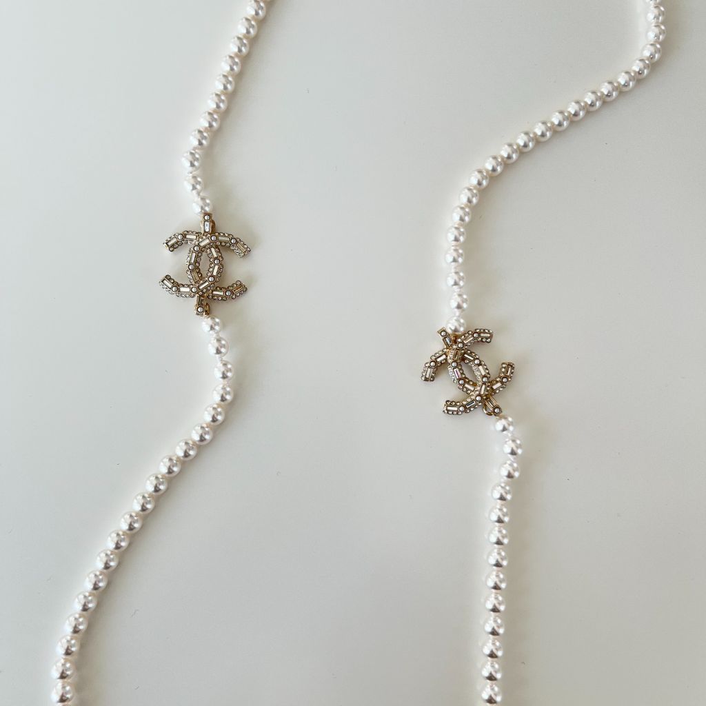 Chanel faux pearl long necklace - BOPF | Business of Preloved Fashion