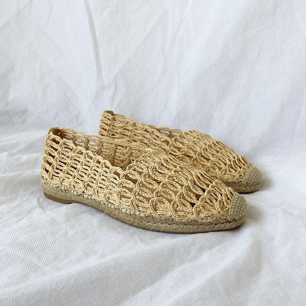Charlotte Olympia 10MM Woven Raffia Espadrilles, 36 - BOPF | Business of Preloved Fashion
