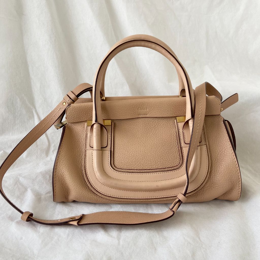 Chloe Everston Satchel Leather Tan Bag - BOPF | Business of Preloved Fashion
