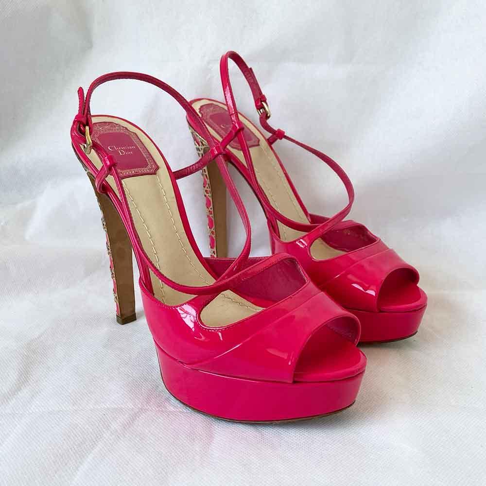 Christian Dior Hot Pink Platform Pumps, 40 - BOPF | Business of Preloved Fashion