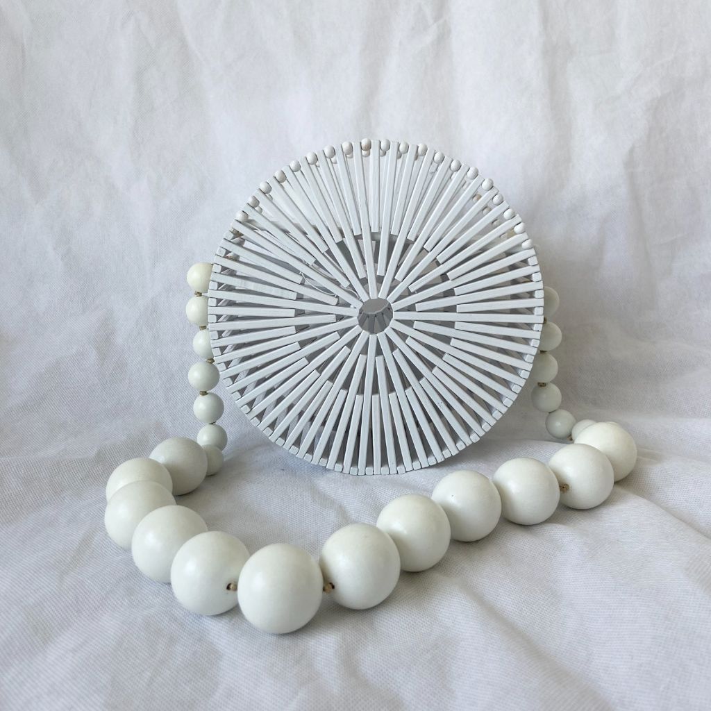 Cult Gaia White Luna Bag - BOPF | Business of Preloved Fashion