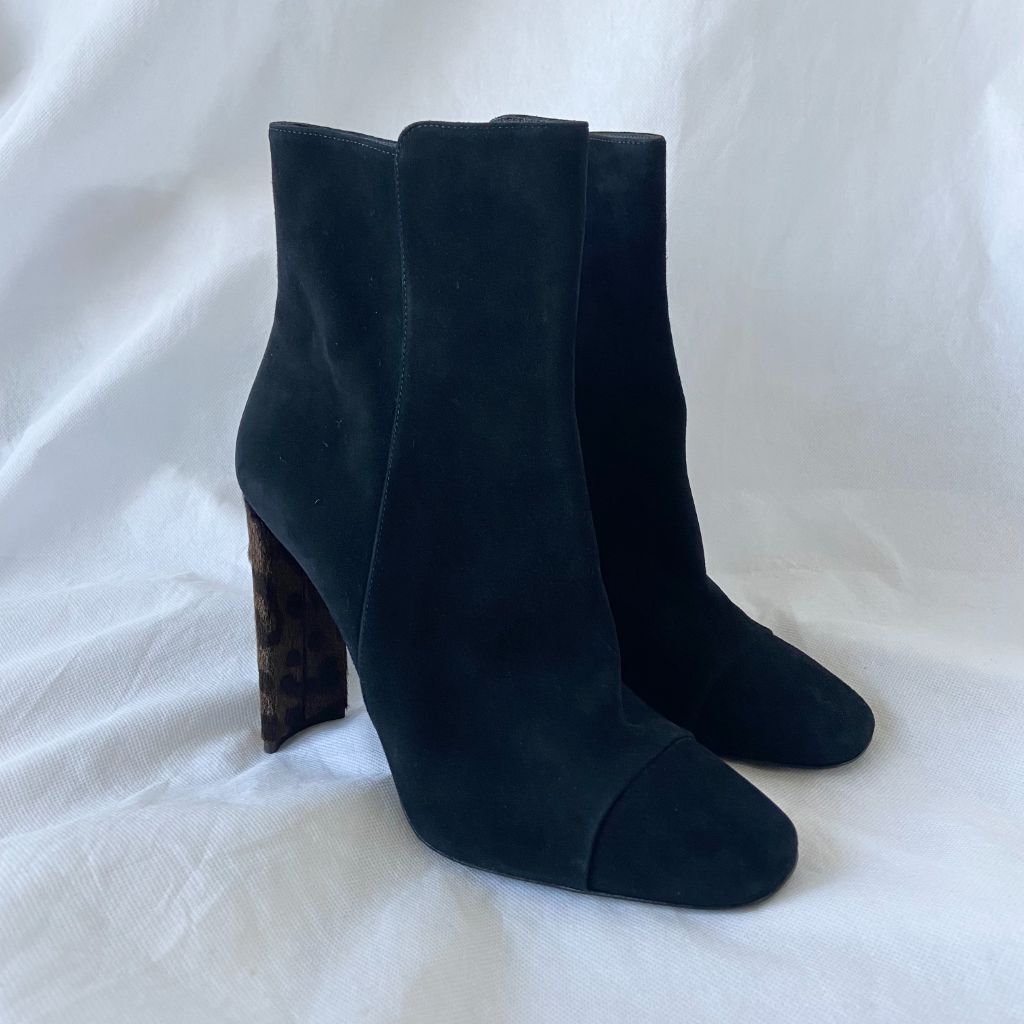 Giuseppe Zanotti ankle leopard heel boots, 41 - BOPF | Business of Preloved Fashion