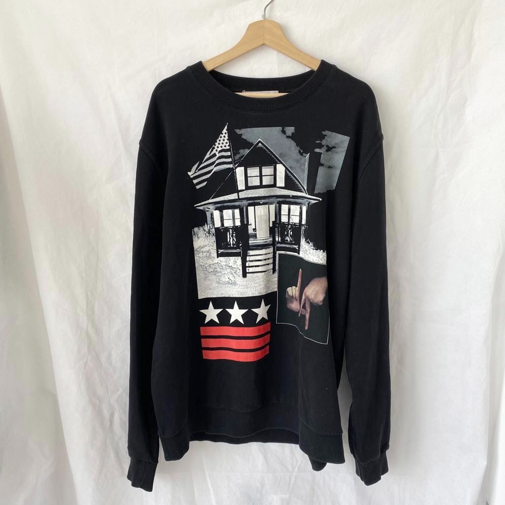 Givenchy Black Printed Sweater (Mens) - BOPF | Business of Preloved Fashion