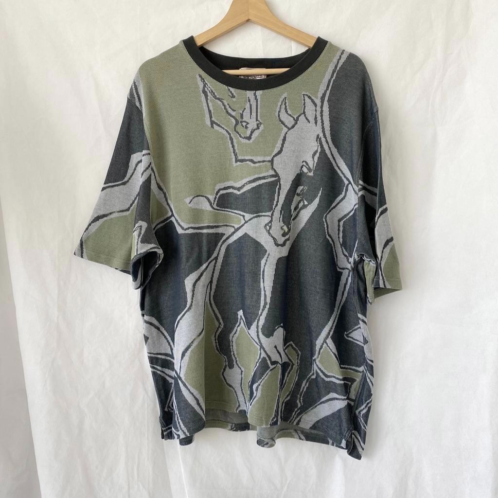 Hermes Green Printed Shirt (Mens) - BOPF | Business of Preloved Fashion