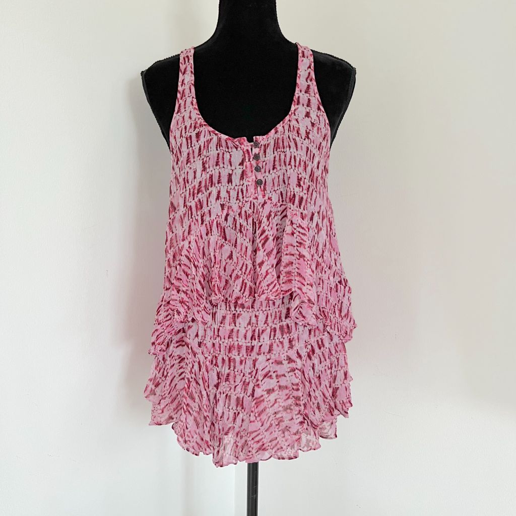 Isabel Marant Etoile tie die printed top and shorts set - BOPF | Business of Preloved Fashion