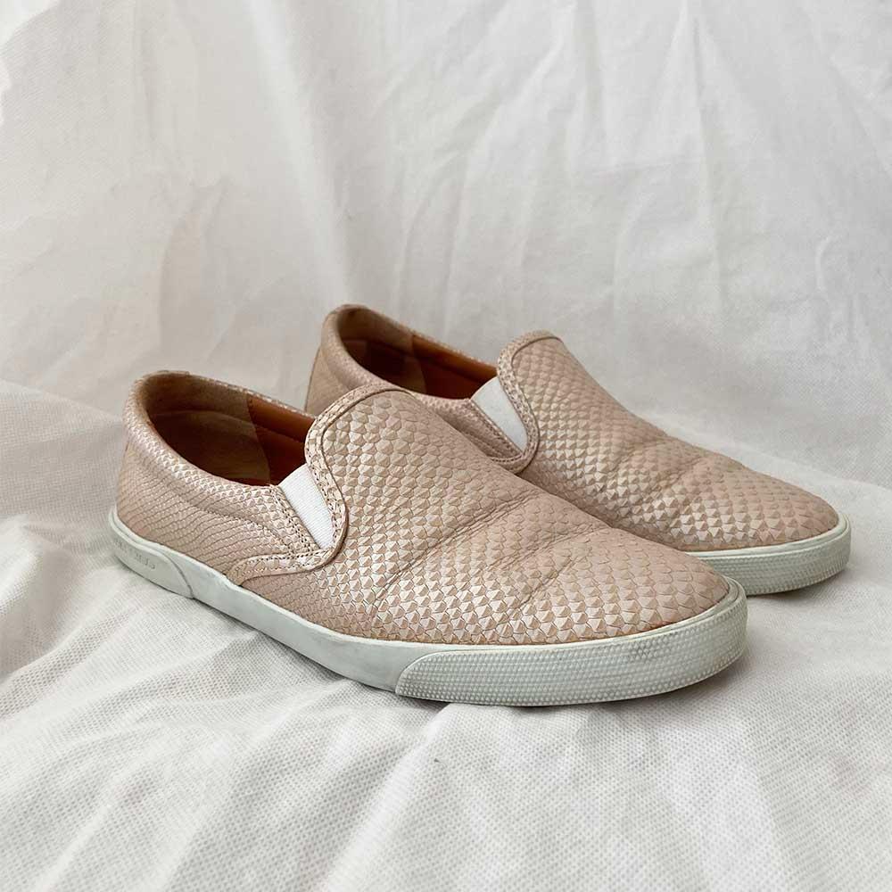Jimmy Choo Beige Python Demi Loafers, 40 - BOPF | Business of Preloved Fashion