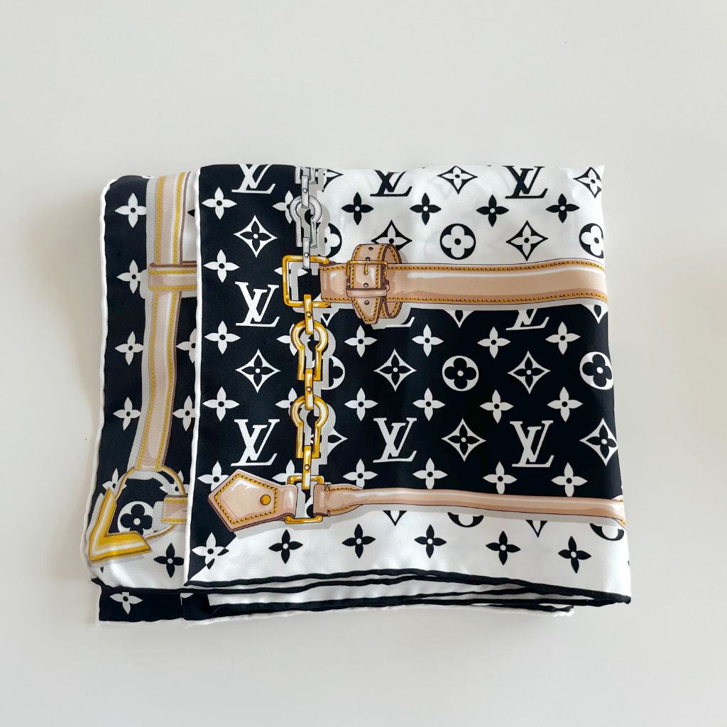 Louis Vuitton Confidential Square Scarf - BOPF | Business of Preloved Fashion