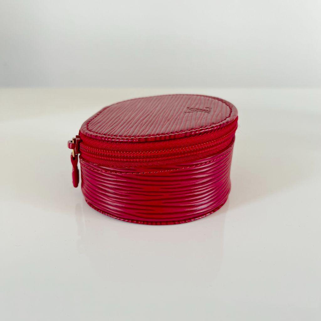 Louis Vuitton Red Epi Leather Ecrin Bijou Jewelry Case - BOPF | Business of Preloved Fashion