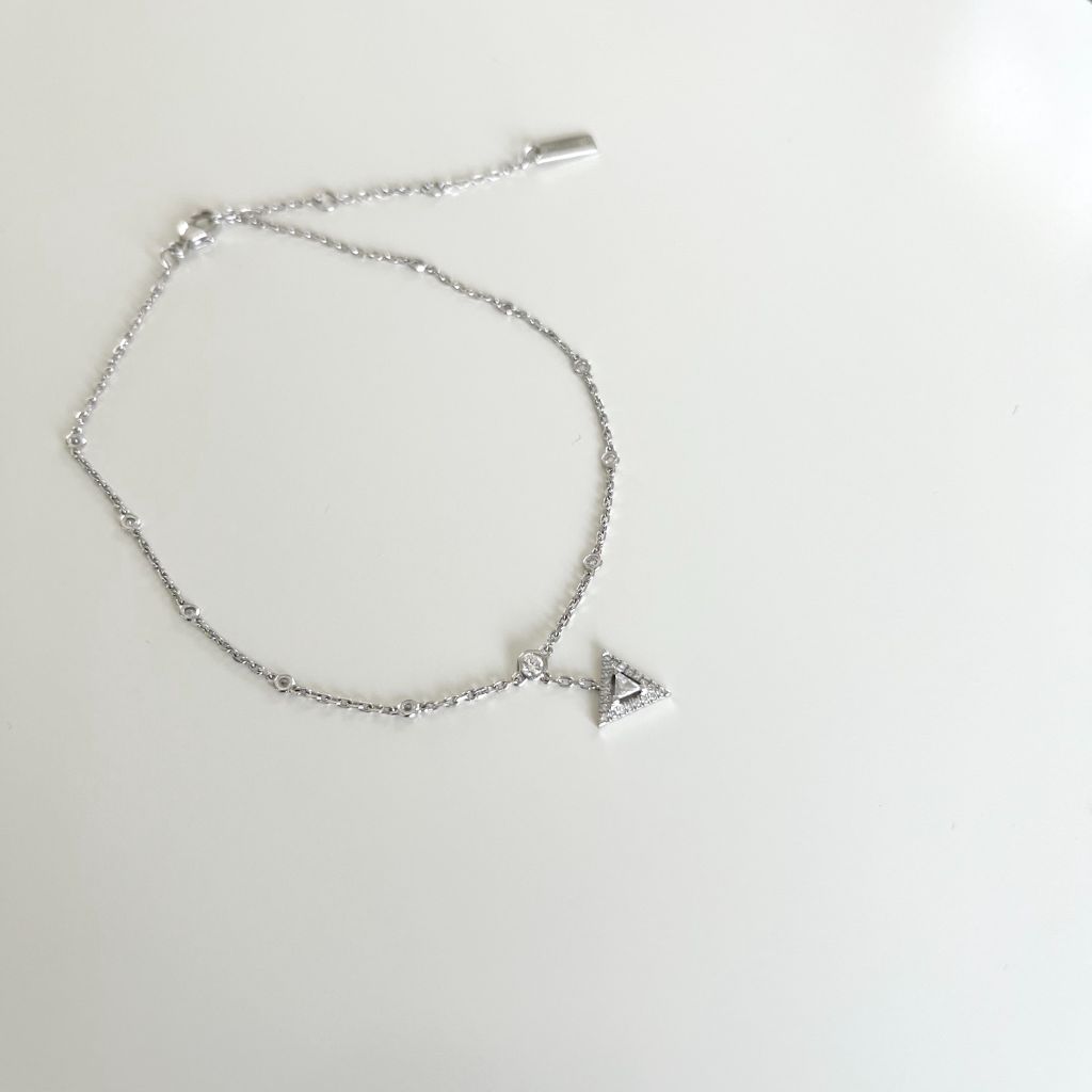 Messika Thèa 18ct White-gold and diamond anklet - BOPF | Business of Preloved Fashion