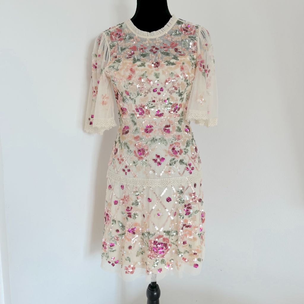 Needle & Thread Sequin Embellished Mesh Dress - BOPF | Business of Preloved Fashion