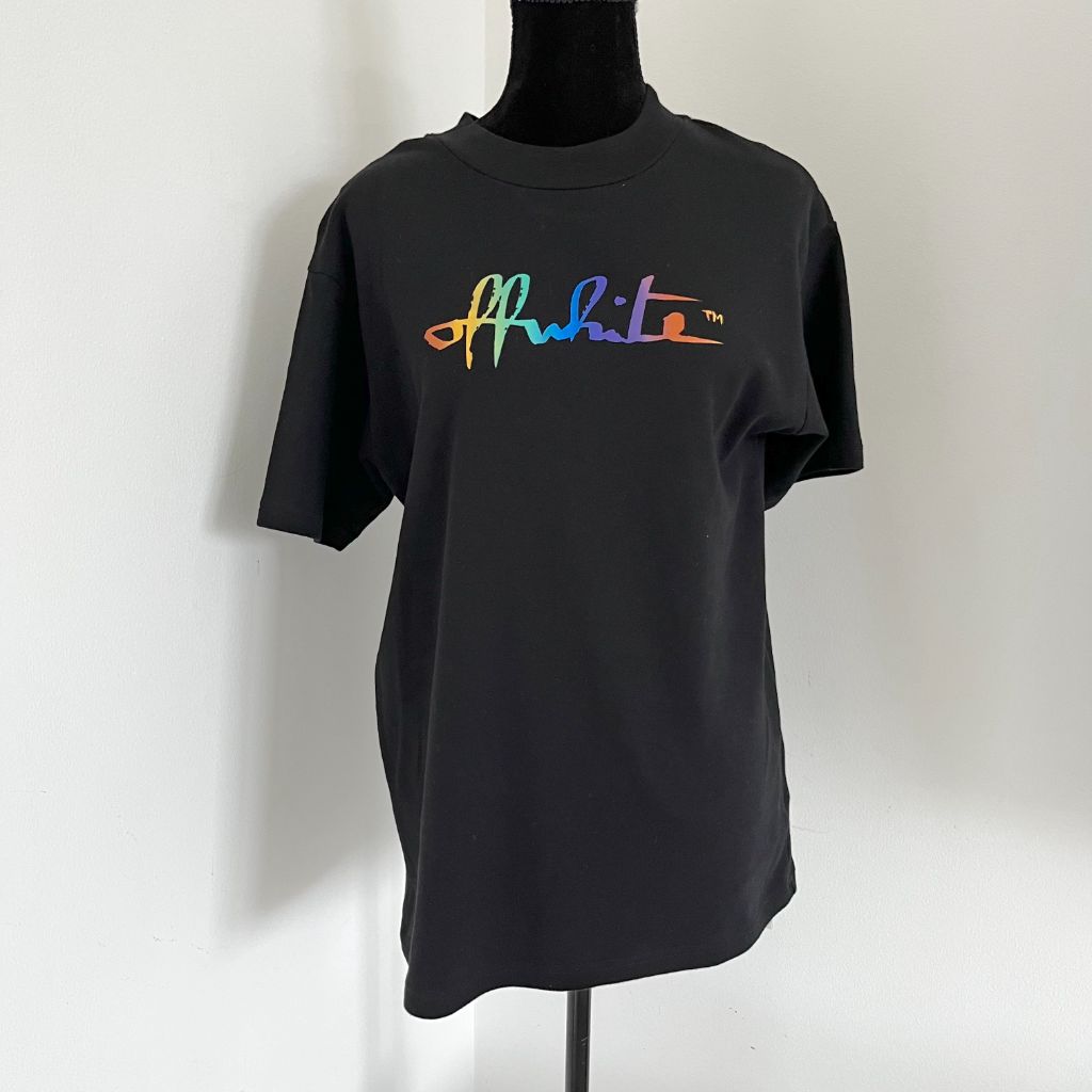 Off-White black logo knit shirt - BOPF | Business of Preloved Fashion