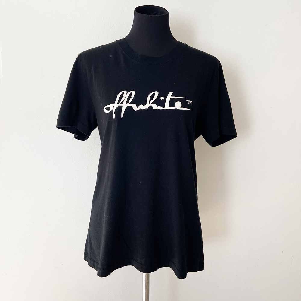 Off-white Black Print T Shirt with Matching Tights - BOPF | Business of Preloved Fashion