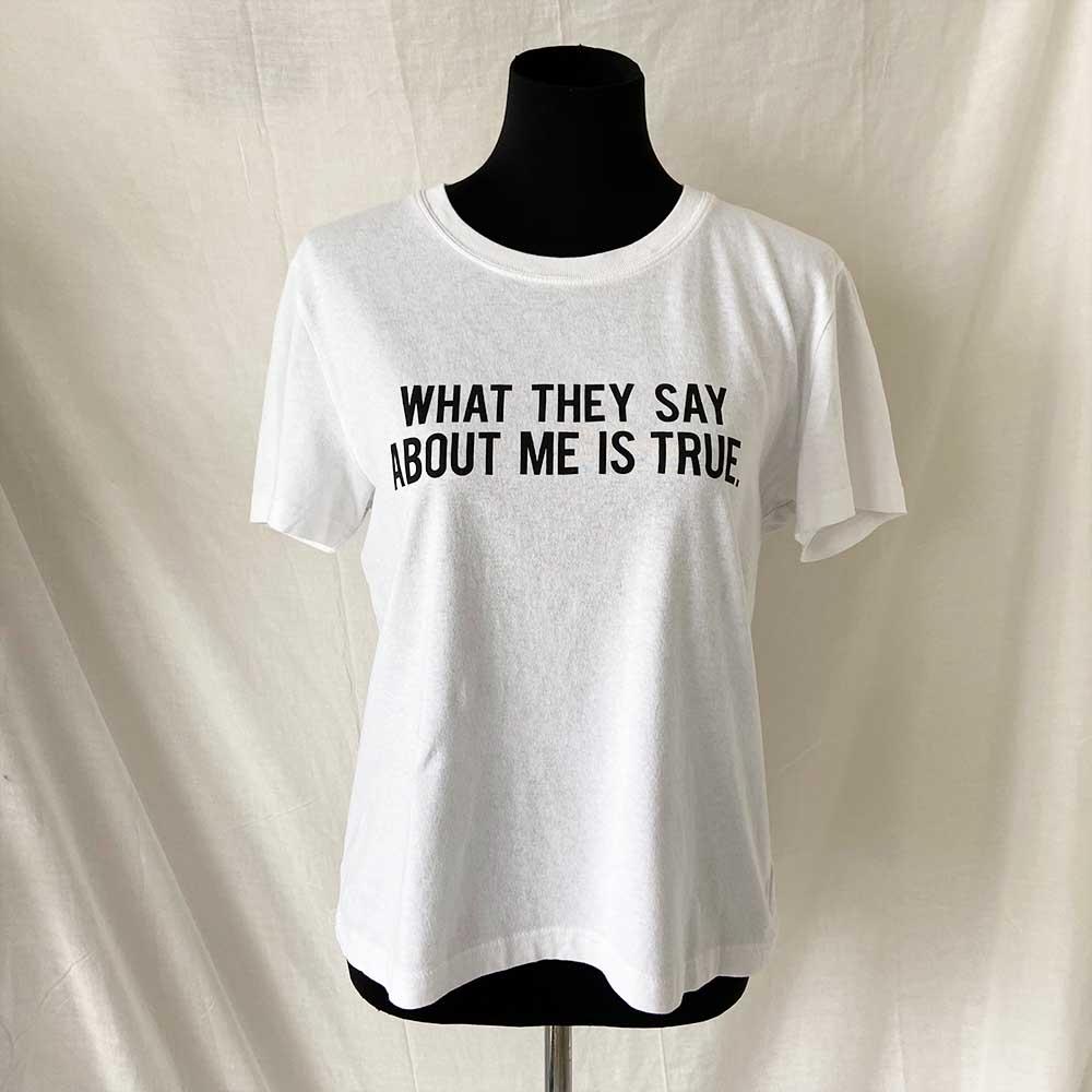 Off-White White Printed T Shirt - BOPF | Business of Preloved Fashion