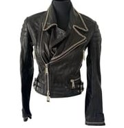 Philipp Plein Leather bambi jacket - BOPF | Business of Preloved Fashion