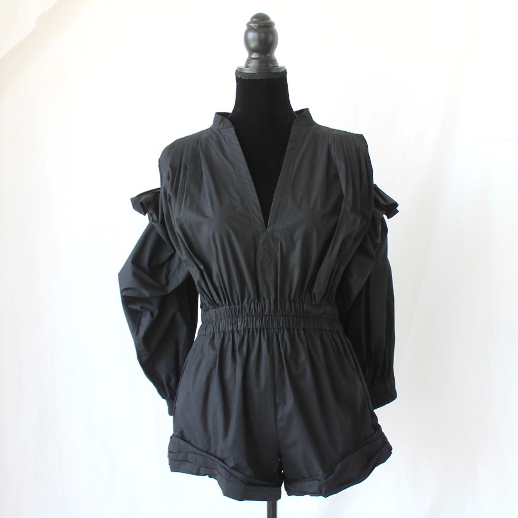 Philosphy Gathered Black Playsuit - BOPF | Business of Preloved Fashion