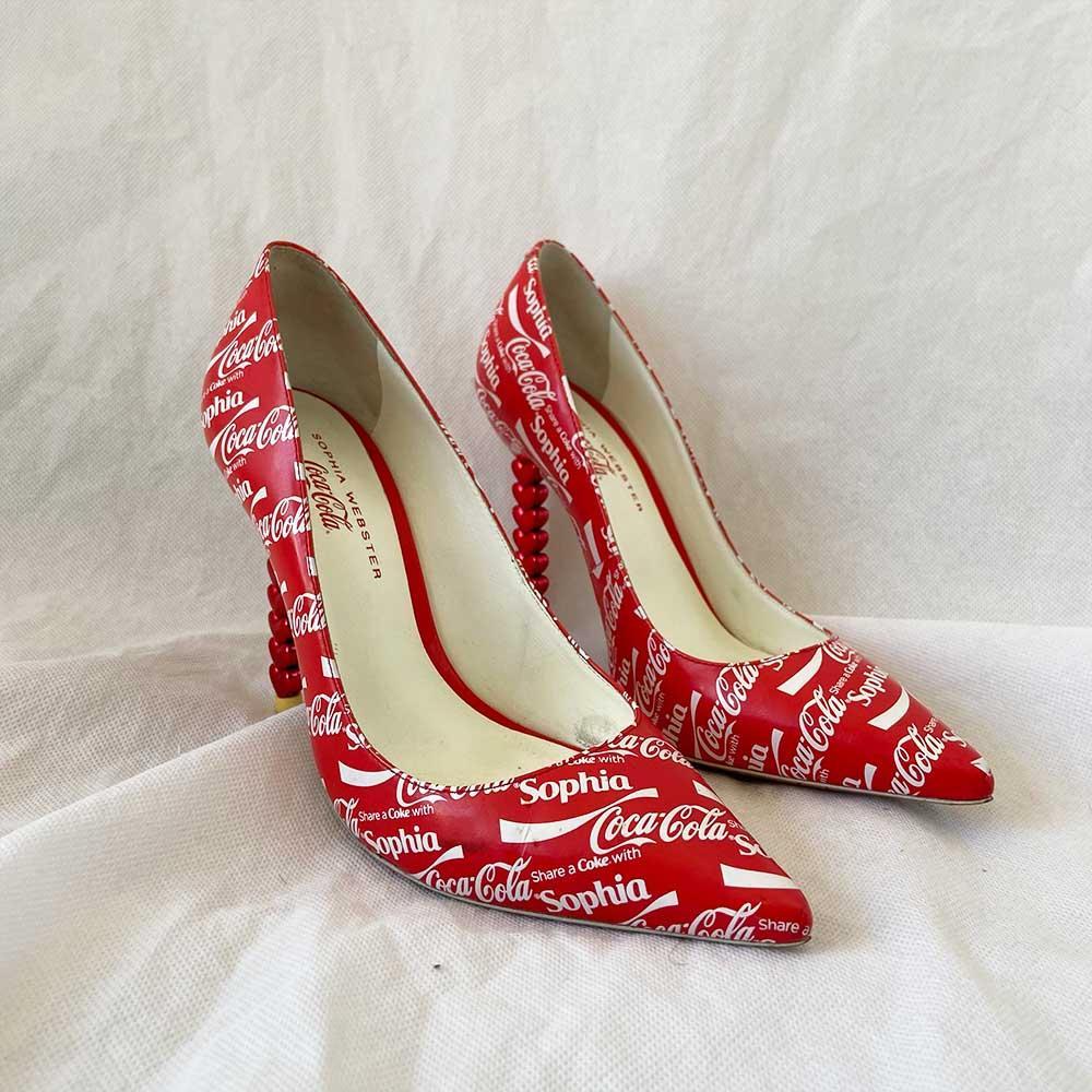 Sophia Webster 'Share a Coca Cola with Sophia' pumps, 36.5 - BOPF | Business of Preloved Fashion