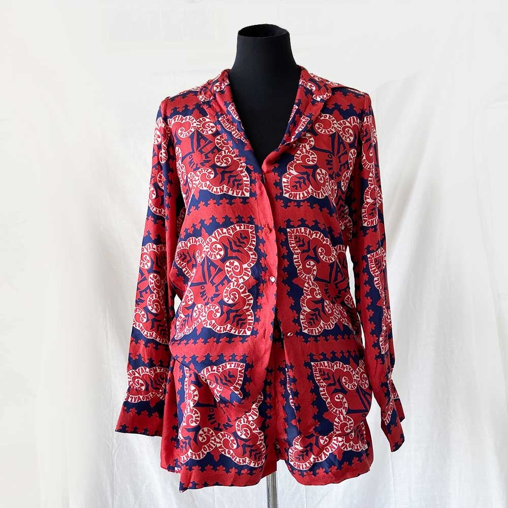 Valentino Mini Bandana print shirt and shorts - BOPF | Business of Preloved Fashion