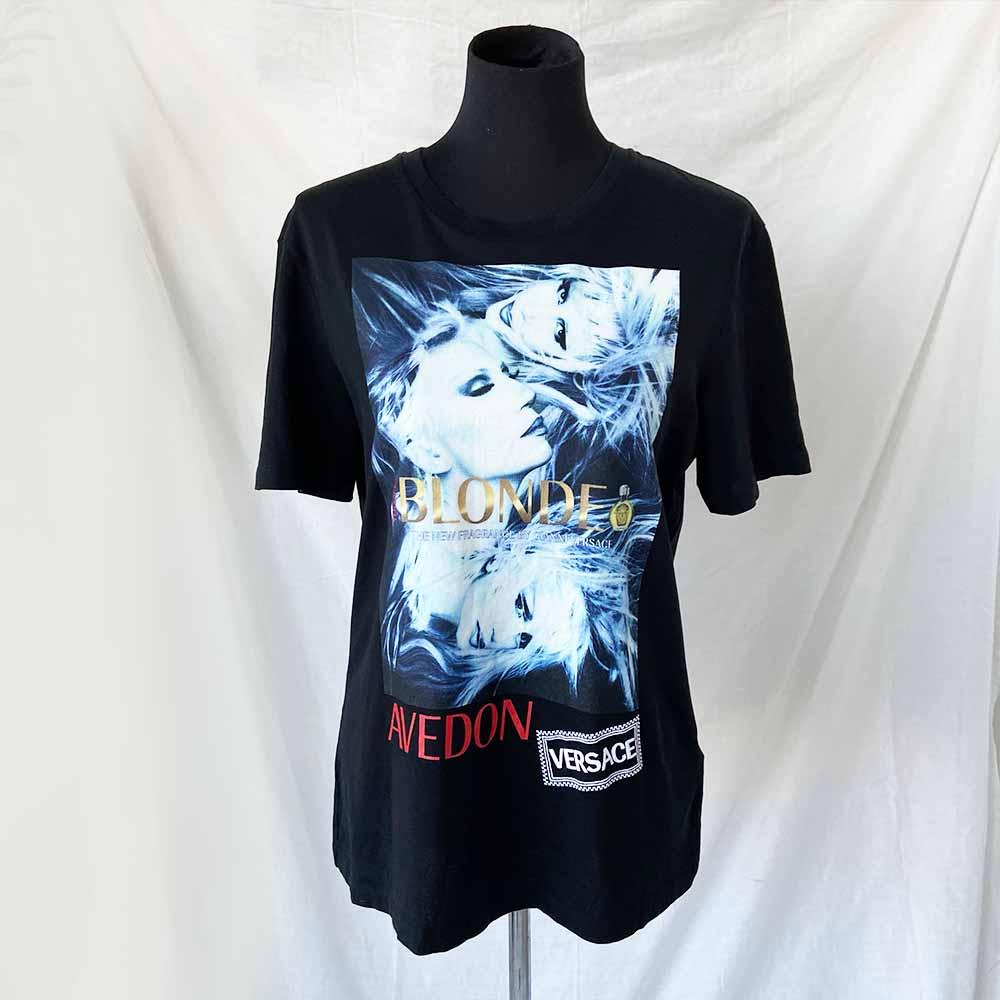 Versace Black Richard Avedon Edition Blonde T-Shirt - BOPF | Business of Preloved Fashion