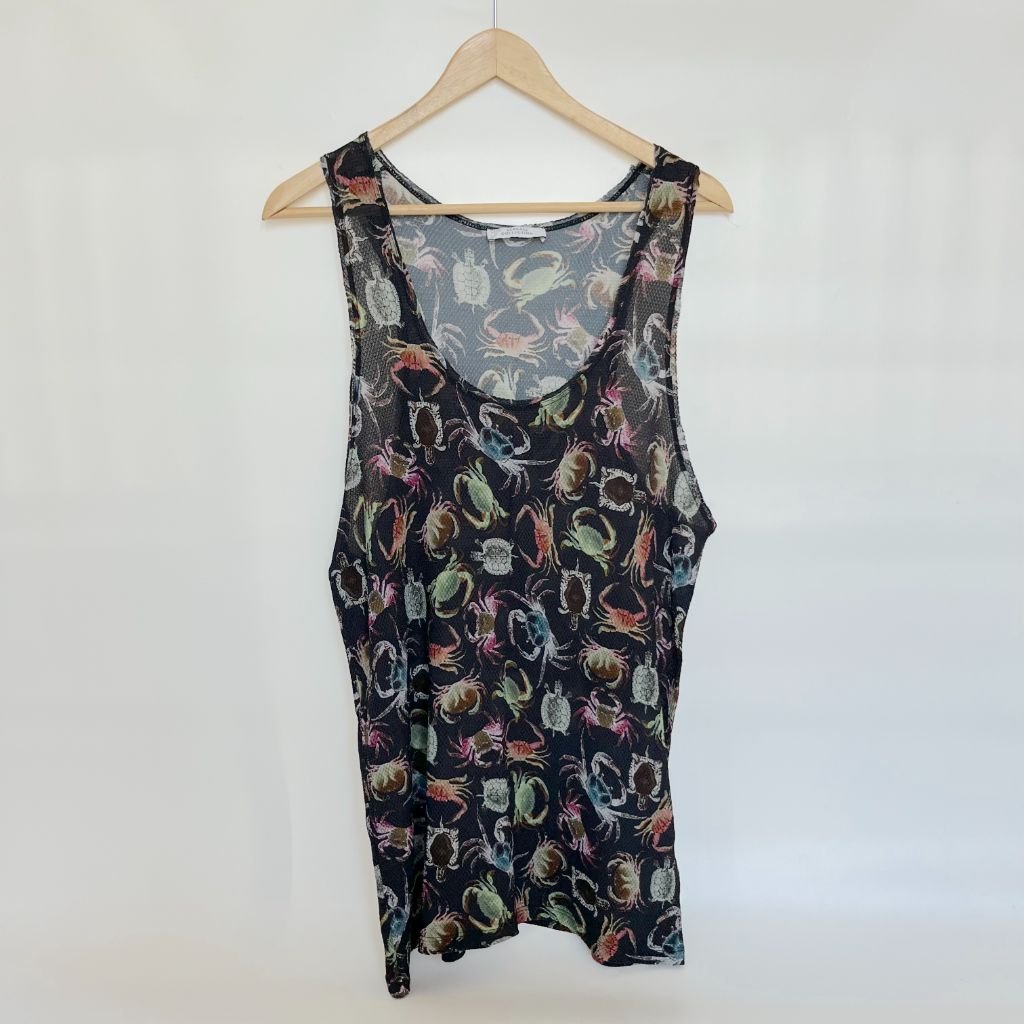 Versace Crab Printed Tank Top - BOPF | Business of Preloved Fashion