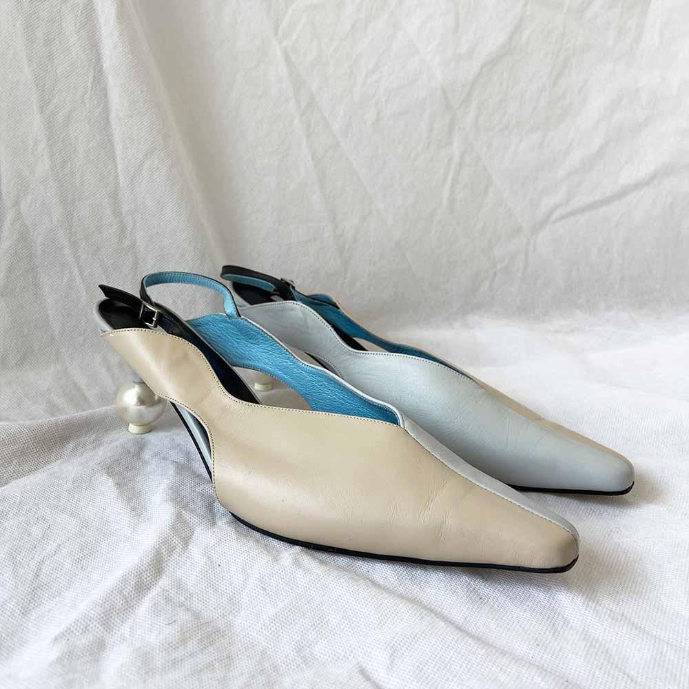 Yuul Yie Doreen pearl-embellished pumps, 41 - BOPF | Business of Preloved Fashion