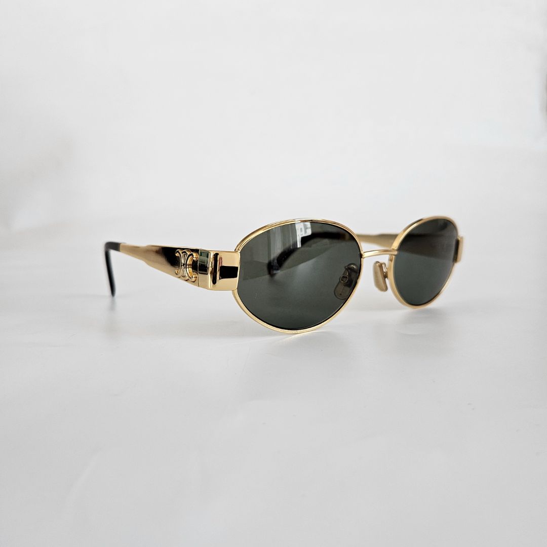 Celine Triomphe Metal 01 Sunglasses in Metal