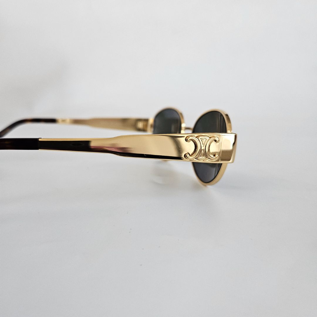Celine Triomphe Metal 01 Sunglasses in Metal