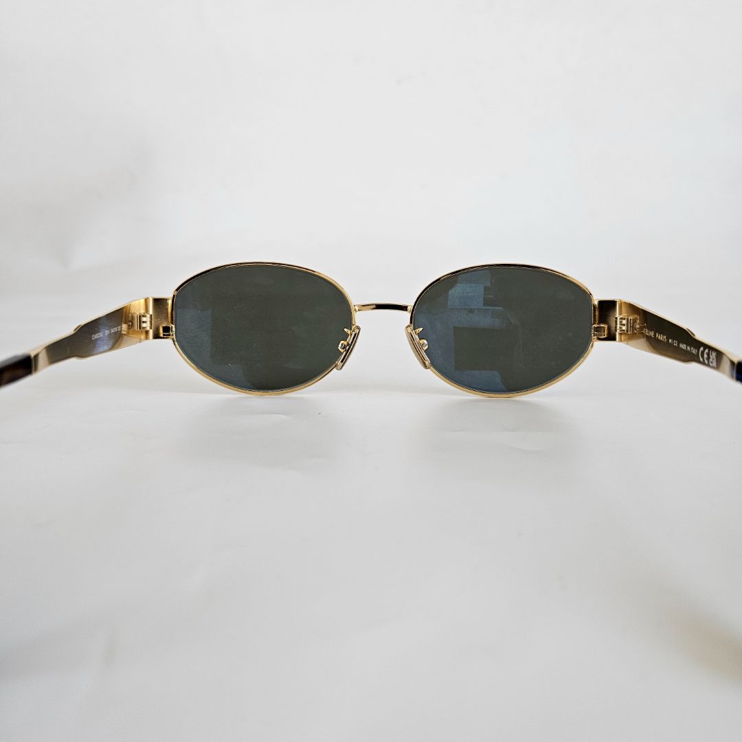 Celine Triomphe Metal 01 Sunglasses in Metal