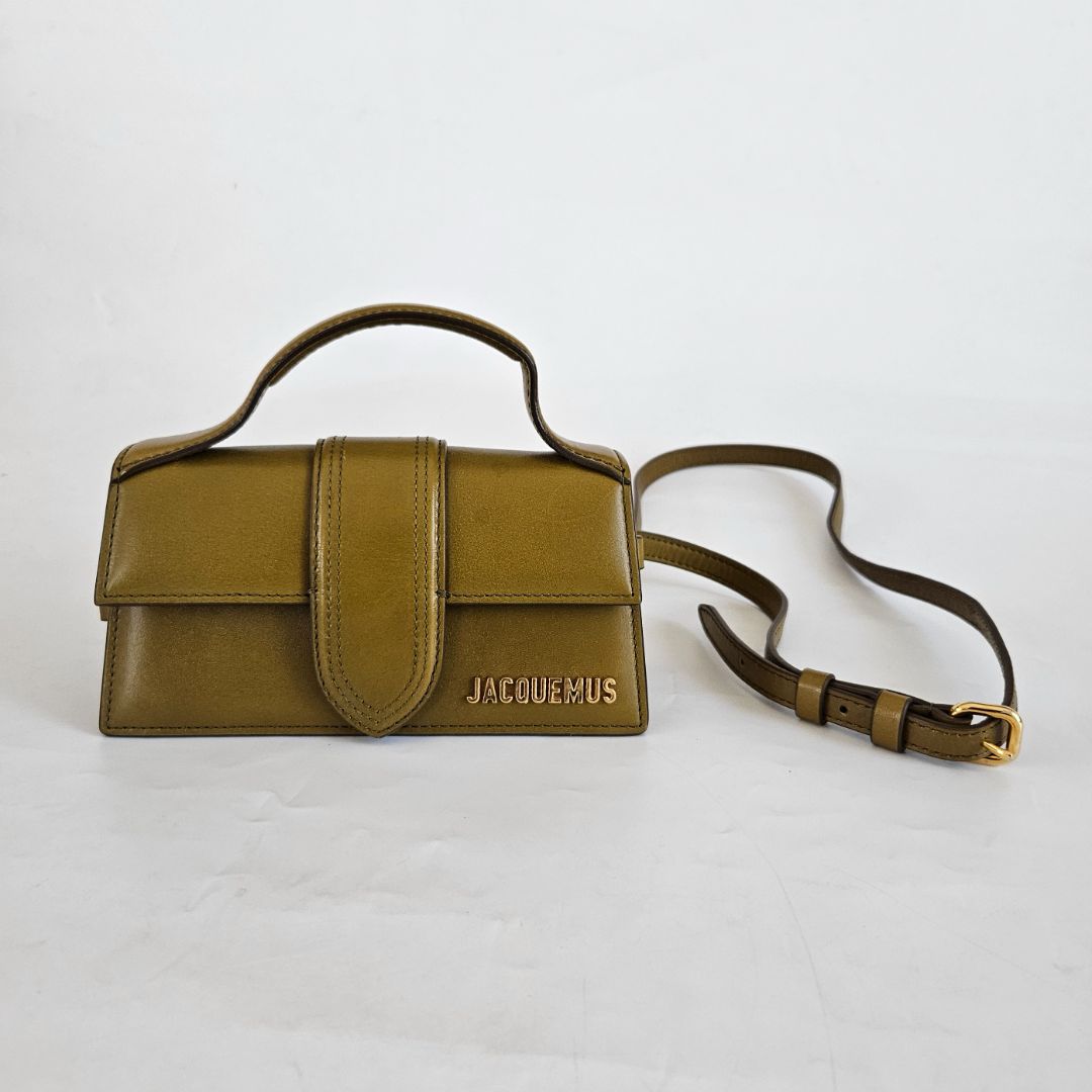 Jacquemus Le Bambino Mini Tote Bag olive green bag