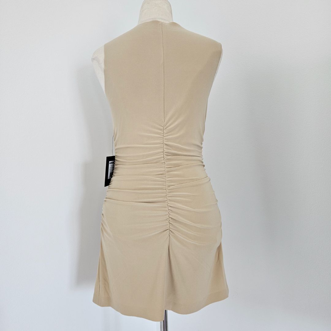 norma kamali sleeveless pickleball mini dress Norma Kamali Sleeveless Pickleball Mini Dress