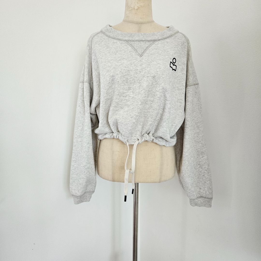Isabel Marant Grey Crop Sweater