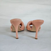 Bottega Veneta Quilted Leather Open Toe Slide Sandals, 37