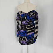 Emilio Pucci Kochè x Pucciprinted off shoulder dress