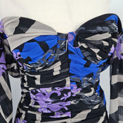 Emilio Pucci Kochè x Pucciprinted off shoulder dress