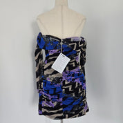 Emilio Pucci Kochè x Pucciprinted off shoulder dress