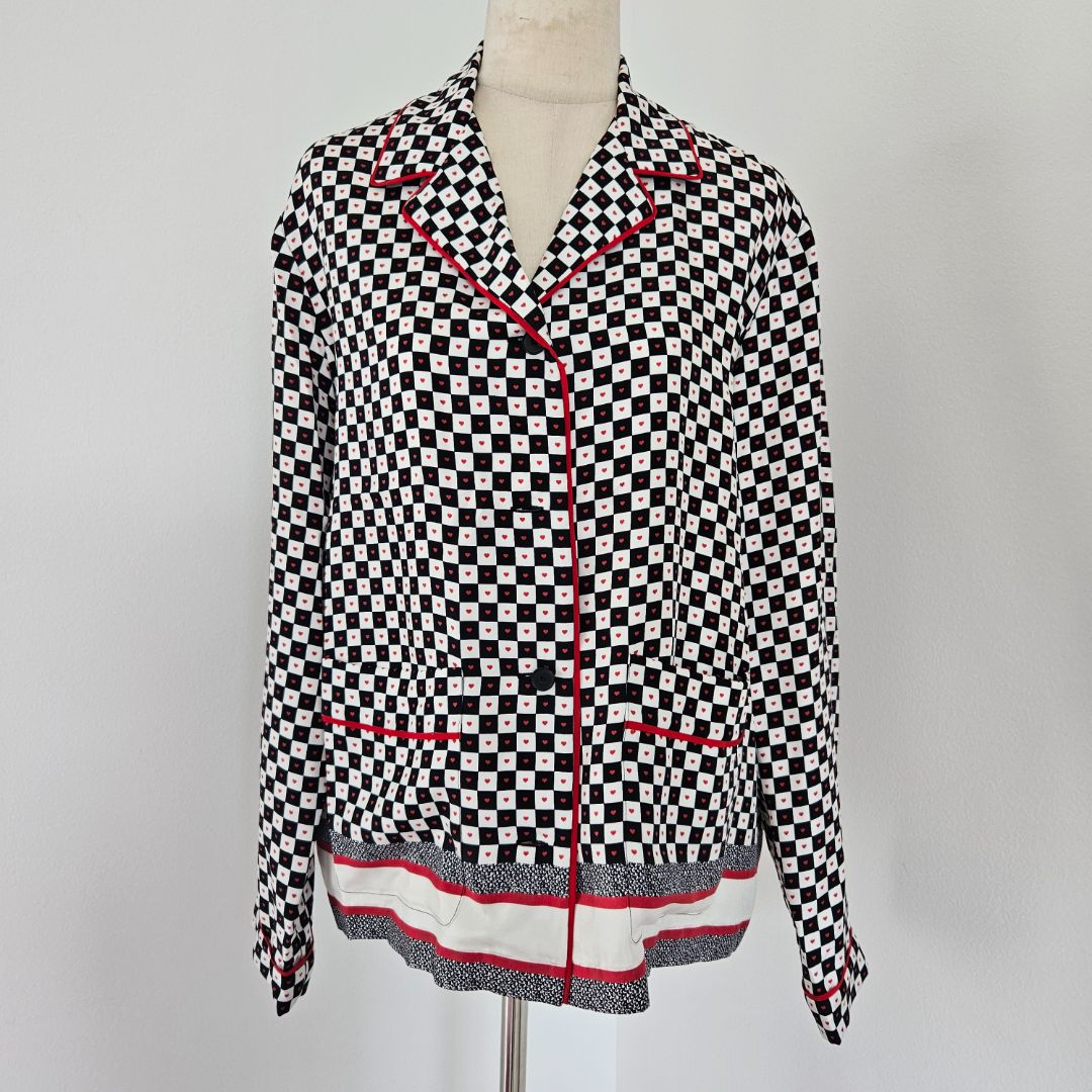 Dior Printed Pajama Set (Long sleeve top and trousers)
