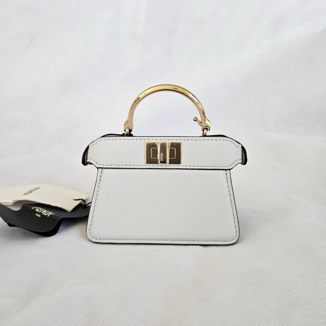 Fendi Nano Peekaboo Calfskin ISeeU Maxi Handle satchel - BOPF