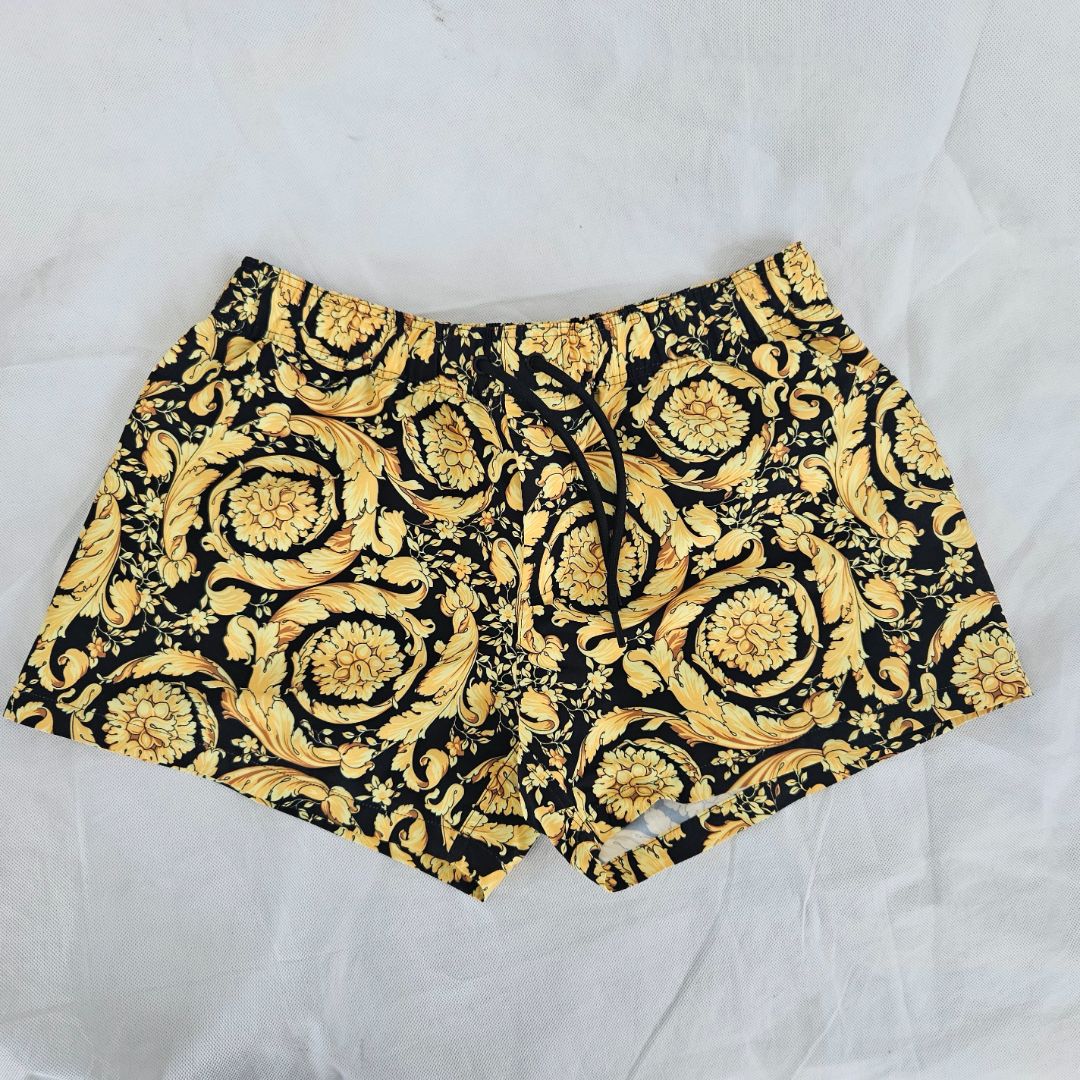Versace baroque-print drawstring shorts
