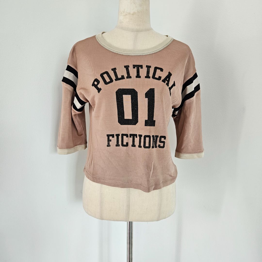 Saint Laurent Pink Political Top