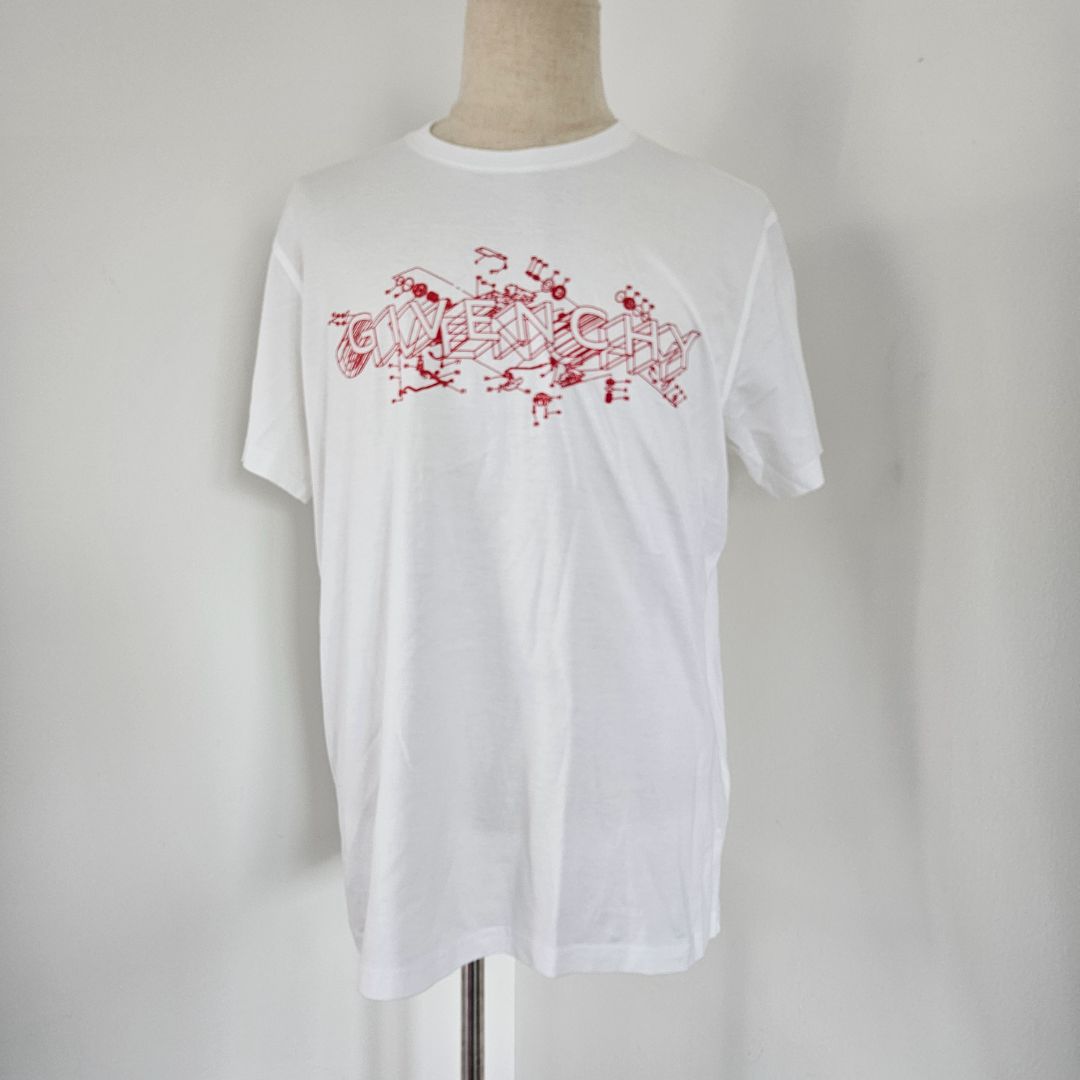 Givenchy White T Shirt with Logo