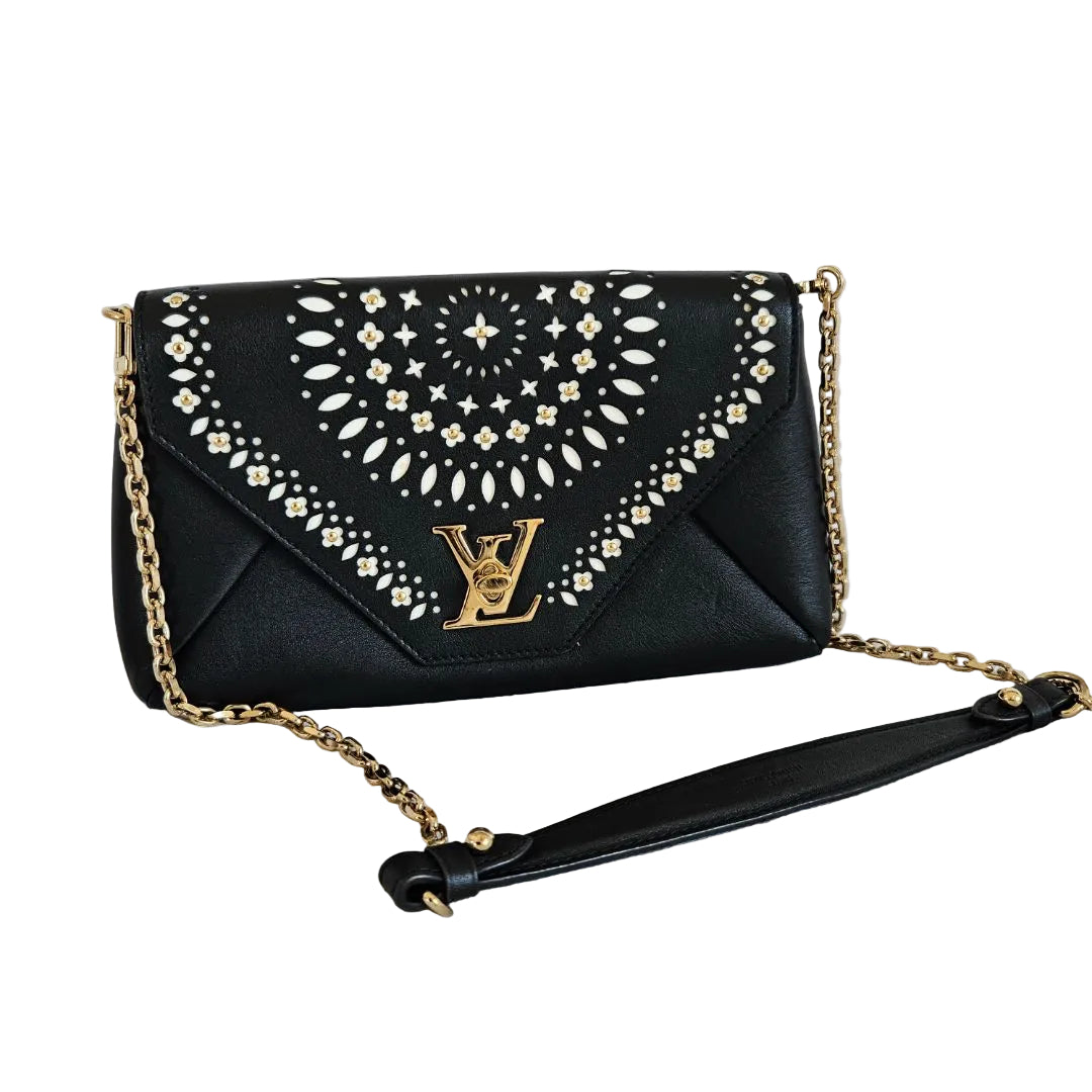 Louis Vuitton Limited Edition Love Note Peroforated Stud Flower Bag