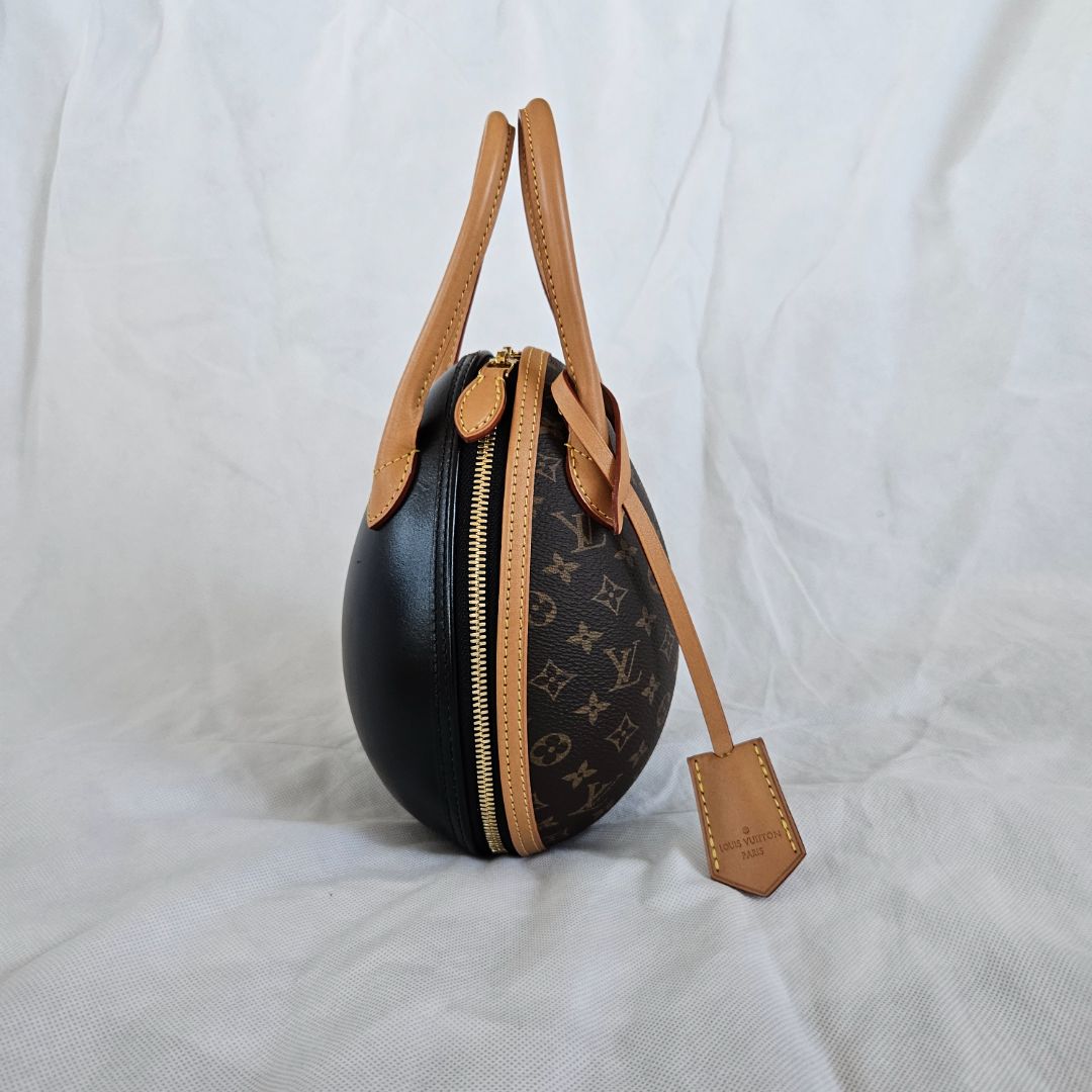Louis Vuitton Monogram Canvas and Leather Egg Bag BOPF