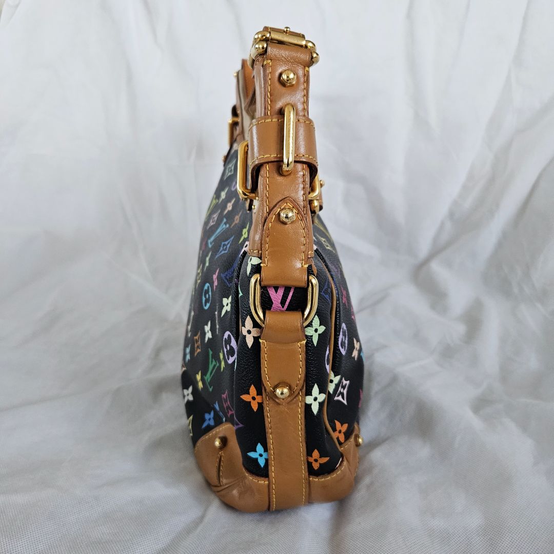 Louis Vuitton モノグラム Louis Vuitton LV Monogram Multicolor Trouville Hand Bag Noir Black