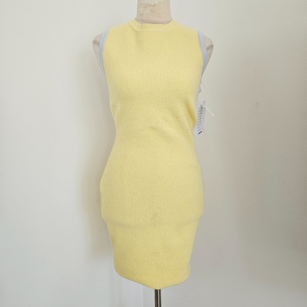 Jacquemus Sorbetto Cotton Terry Blend Open Back Mini Dress - BOPF