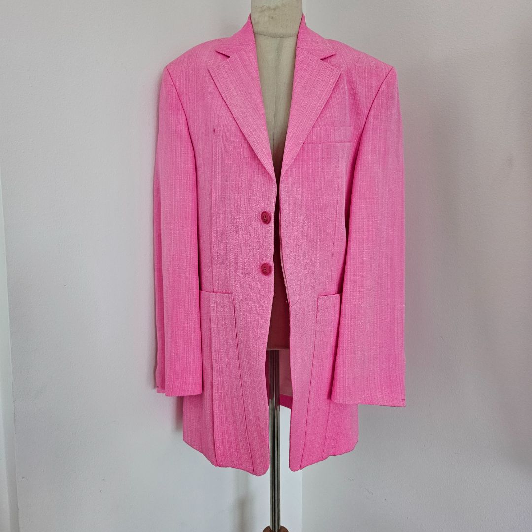Jacquemus Pink Square Long-Sleeved Jacket
