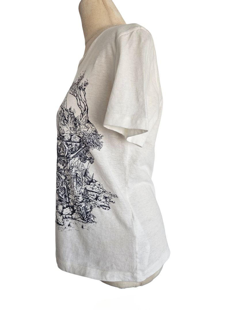 Christian Dior White Around The World Stella T Shirt
